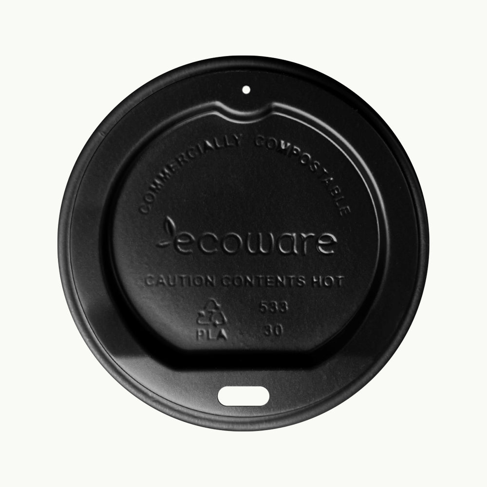 Bioplastic EcoCup Lid - BLACK