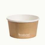 260ml plain kraft paper bowl
