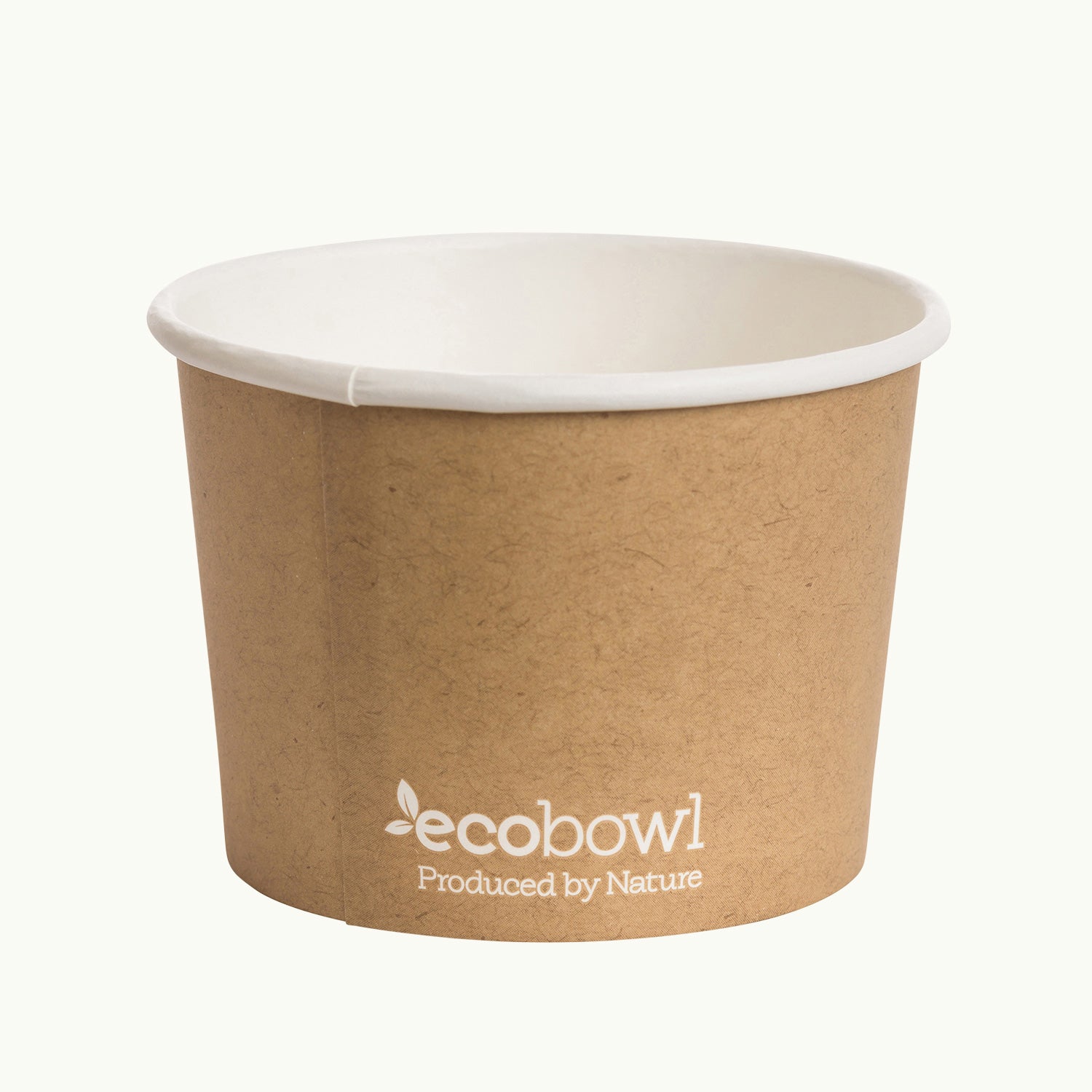 Plain kraft paper bowl